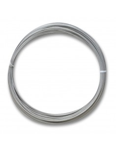 Linka stalowa w osłonie teflonowej, długość: 15m