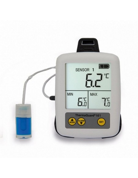 Termometr ThermaGuard® Pharm101 do monitorowania temperatury szczepionek i leków  w lodówce