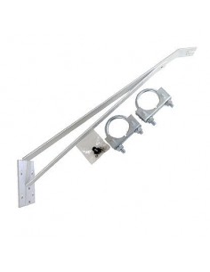 Uchwyt do montażu czujnika promieniowania słonecznego na maszcie, w zestawie ze śrubami poziomującymi i uchwytami "U"