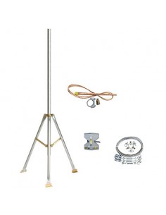 Zestaw składający się z masztu M-TPA oraz osprzętu: M-SKA, M-GKA, M-GWA, M-SKA i M-MLA