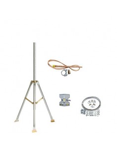 Zestaw składający się z masztu M-TPB oraz osprzętu: M-SKA, M-GKA, M-GWA, M-SKB i M-MLA