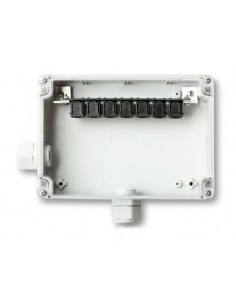 Moduł umieszczony w wodoodpornej obudowie, umożliwiający podłączenie do 6 dodatkowych czujników