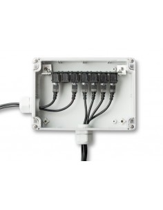 Moduł umieszczony w wodoodpornej obudowie, umożliwiający podłączenie do 6 dodatkowych czujników 2