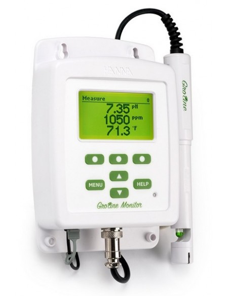 Miernik serii Groline Monitor do ciągłej kontroli pH/EC/TDS/T w hydroponicznych składnikach odżywczych