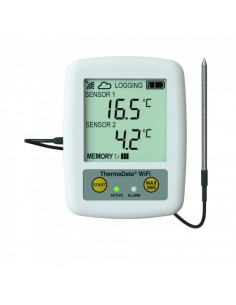 Bezprzewodowy, dwukanałowy rejestrator ThermaData TD1F 2