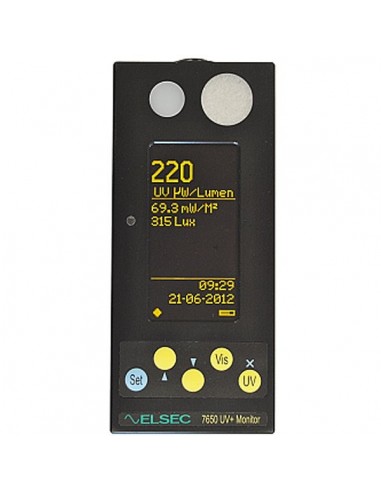 Miernik do pomiaru natężenia oświetlenie i promieniowania UV Elsec 7650