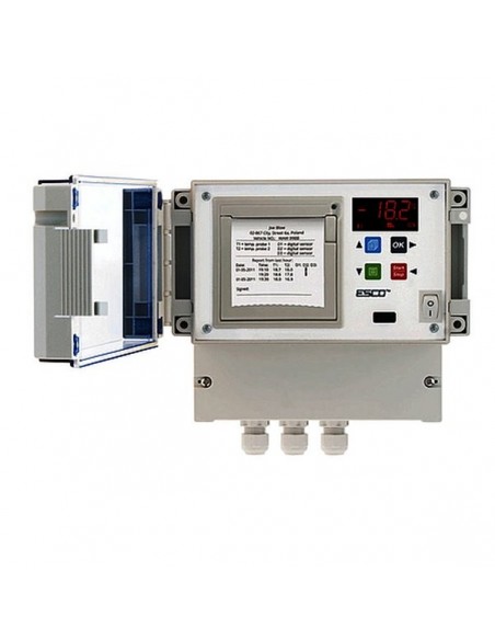 Rejestrator temperatury i zdarzeń z drukarką DR202 do montażu na naczepie