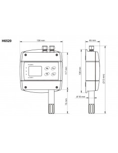 Regulator temperatury, wilgotności i CO2 Comet H6520 2