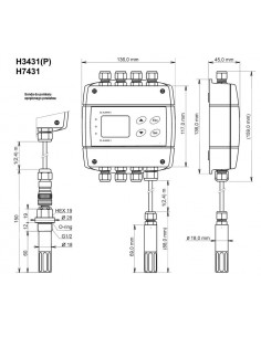 Regulator wilgotności i temperatury Comet H3431 2