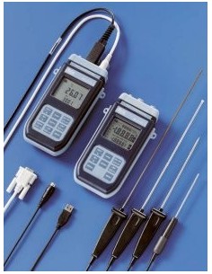 Termometr 1-kanałowy HD2107.2, rejestracja, pamięć i USB 2