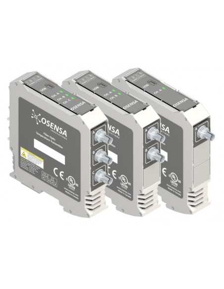 Przetworniki temperatury FTX-300/200/100-LUX+ współpracujące z czujnikami światłowodowymi