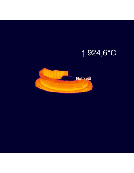 Kamera termowizyjna optris PI 1M - obraz termiczny