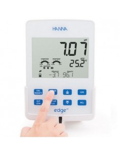 Uniwersalny miernik HANNA edge pH HI 2002 z inteligentną sondą i stacja dokującą 2