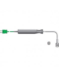 Sonda -60 .. +250°C, fajkowa (90°) do powierzchni