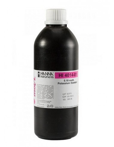 Standardowy roztwór potasu 0,1M Hanna HI 4014-0, 500 ml