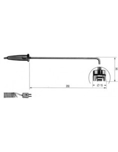 Sonda fajkowa do powierzchni TP754/9