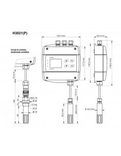 Regulator wilgotności i temperatury Comet H3021 2