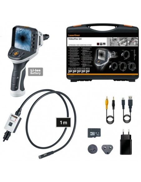 Kamera inspekcyjna Laserliner VideoFlex G4 Duo  z wyposażeniem