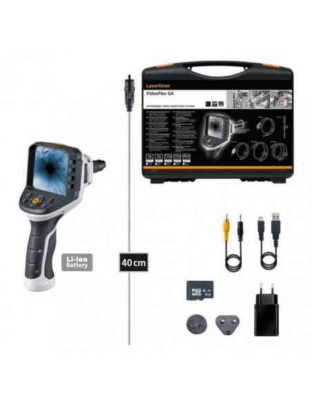 Kamera inspekcyjna Laserliner VideoFlex G4 Fix z wyposażeniem