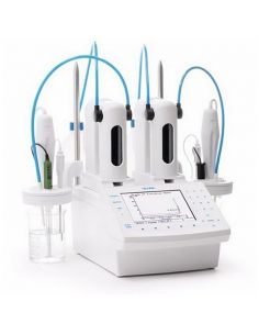Titrator potencjometryczny z pojedynczą pompą i dwoma wejściowymi płytami analogowymi, 230 VAC 2