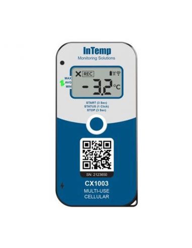 Rejestrator temperatury, lokalizacji, światła, wstrząsów Onset InTemp CX1003