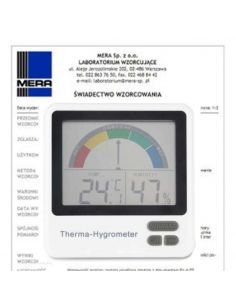 Termohigrometr ETI 810-130 ze świadectwem wzorcowania