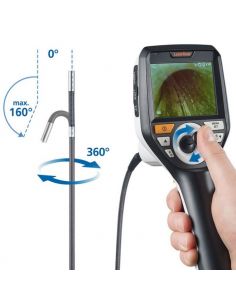 Endoskop VideoInspector 3D z ruchomą głowicą w 3 osiach na kablu 2m 2