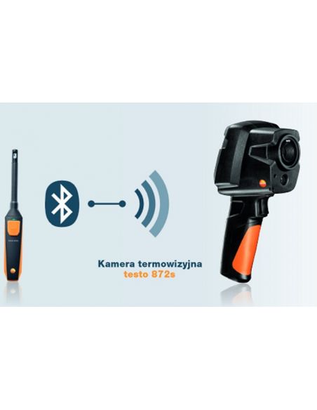 Kamera termowizyjna testo 872s z termohigrometrem testo 605i