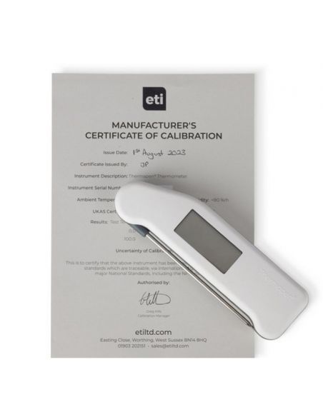 Termometr do żywności Thermapen Classic - certyfikat kalibracji
