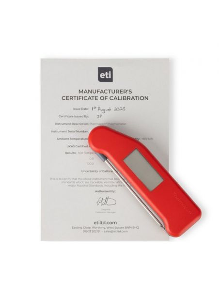 Termometr ETI Thermapen Classic do żywności - certyfikat kalibracji