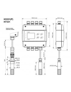 Regulator wilgotności i temperatury Comet H3331 2