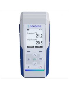 2-kanałowy ręczny rejestrator temperatury PRO 135.2 z pamięcią,  do sond termoparowych.