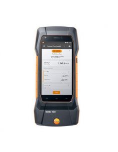 Wielofunkcyjny anemometr testo 400 do pomiaru prędkości przepływu i jakości powietrza w pomieszczeniach