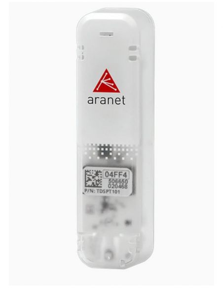 Bezprzewodowy czujnik Aranet T/RH Mini do pomieszczeń nie wymagających szczególnej ochrony przed wodą i kurzem.