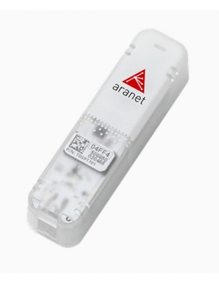 Bezprzewodowy czujnik Aranet T/RH Mini do pomieszczeń nie wymagających szczególnej ochrony przed wodą i kurzem.