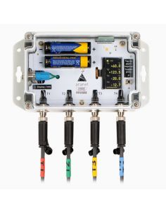 Radiowy nadajnik temperatury 4xT z czterema sondami PT1000