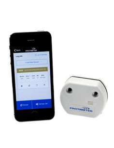 Bezkontaktowy rejestrator   wilgotności materiałów budowlanych z Bluetooth