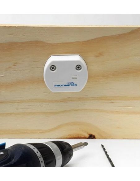 Bezkontaktowy rejestrator   wilgotności materiałów budowlanych z Bluetooth