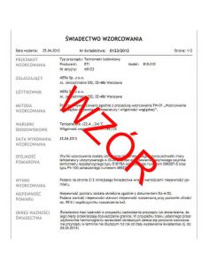 Wzorcowanie termometru w dodatkowych punktach niestandardowych