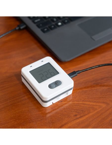 Rejestrator ThermaData TD z czujnikiem wewnętrznym, współpraca z komputerem