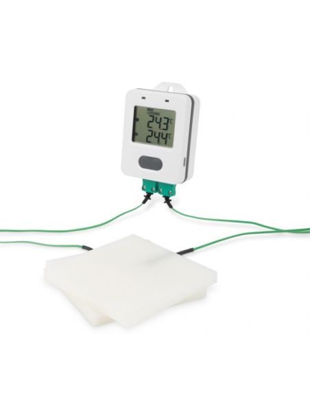 2-kanałowy rejestrator ThermaData  z dwiema termoparami typ K, wodoodporny IP66/67.