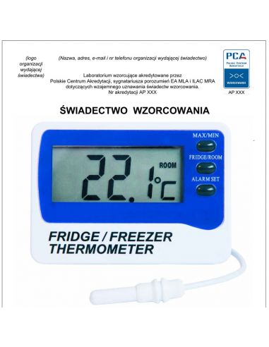 Termometr lodówkowy do apteki...