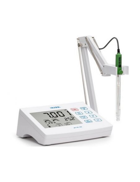 Wieloparametrowy miernik laboratoryjny HI2600 pH/EC/DO, z elektrodą pH.