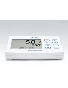 Laboratoryjny konduktometr HI2631 z sondą przewodności i rejestracją pomiarów 2