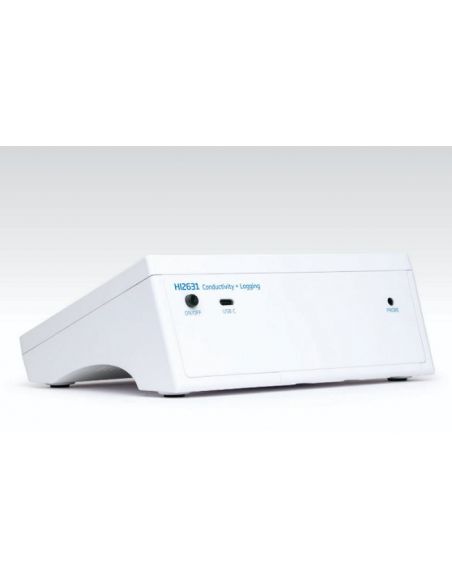 Laboratoryjny konduktometr HI2631 z sondą przewodności i rejestracją pomiarów