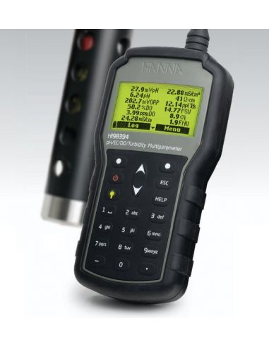 Miernik HI982394 z GPS i autonomiczną sondą z rejestracją.
