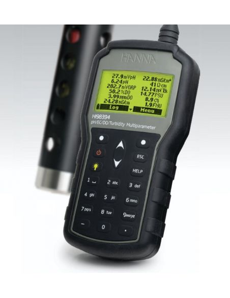Miernik HI982394 z GPS i autonomiczną sondą z rejestracją.