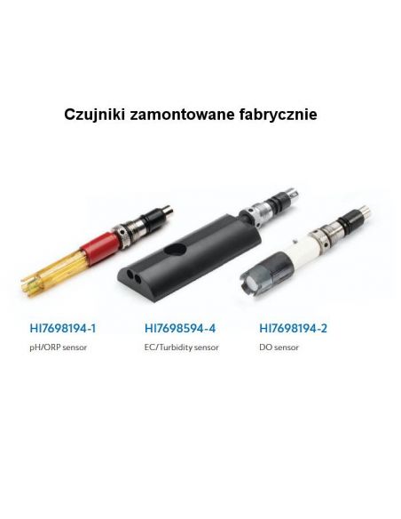 Czujniki fabrycznie montowane w sondzie HI7698394.