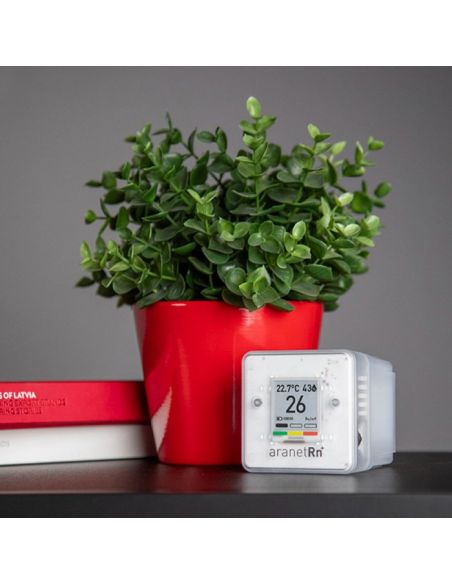 Czujnik Aranet radon Plus Home do monitorowania radonu w domach.