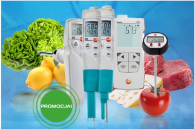  Promocja Testo na przyrządy pomiarowe do sektora spożywczego